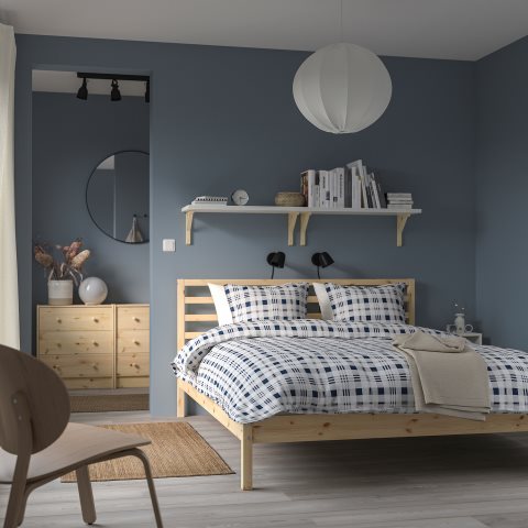 TARVA, bed frame, 140X200 cm, 899.292.32 - IKEA Greece TARVA, bed frame, 140X200 cm, 899.292.32