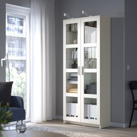 BRIMNES, glass-door cabinet, 904.098.72 - IKEA Greece BRIMNES, glass-door cabinet, 904.098.72