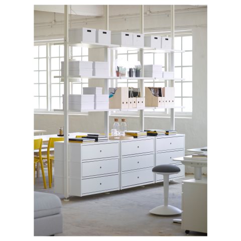 ELVARLI, open storage combination, 258x51x222-350 cm, 091.878.09 - IKEA Greece ELVARLI, open storage combination, 258x51x222-350 cm, 091.878.09