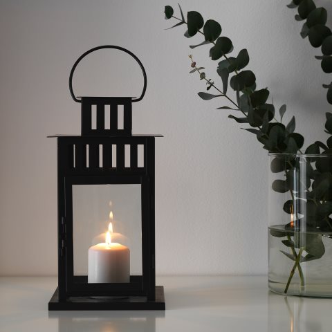 BORRBY, lantern for block candle, 101.561.09 - IKEA Greece BORRBY, lantern for block candle, 101.561.09