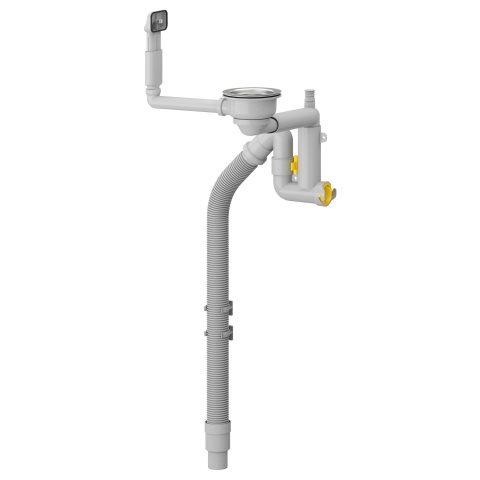 LILLVIKEN, water trap/strainer 1 bowl, 103.115.39