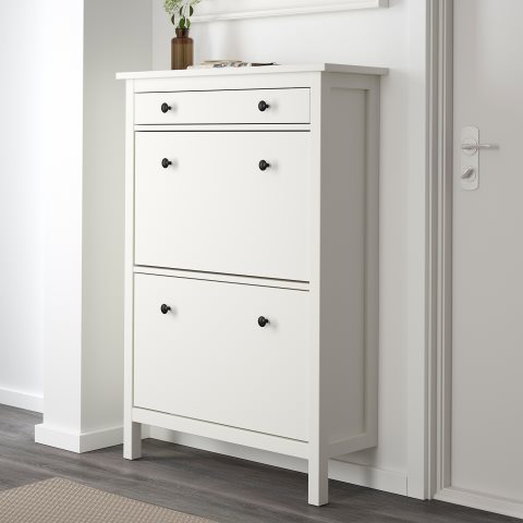 HEMNES, shoe cabinet with 2 compartments, 201.695.59 - IKEA Greece HEMNES, shoe cabinet with 2 compartments, 201.695.59