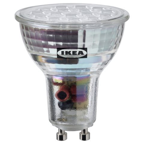 SOLHETTA, λαμπτήρας LED GU10 600 lumen/ρυθμιζόμενης έντασης, 205.484.09