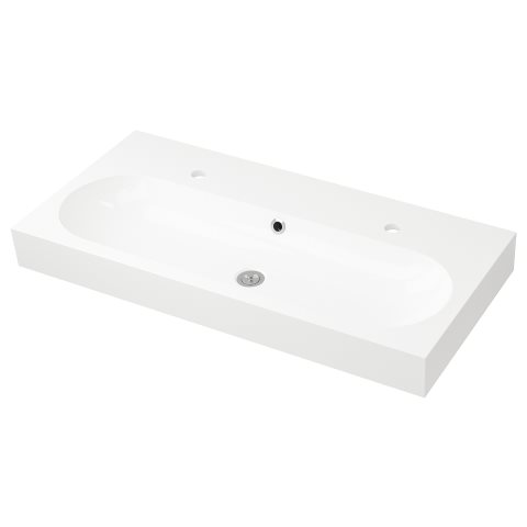 BRAVIKEN, Μονός νιπτήρας, 301.354.46 - IKEA Ελλάδα BRAVIKEN, Μονός νιπτήρας, 301.354.46