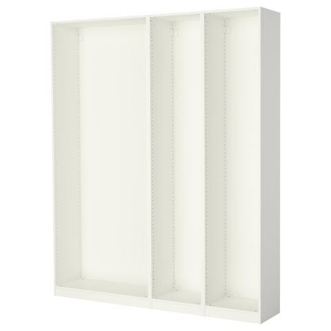 PAX, 3 wardrobe frames, 200X35X236, cm, 498.953.28 - IKEA Greece PAX, 3 wardrobe frames, 200X35X236, cm, 498.953.28