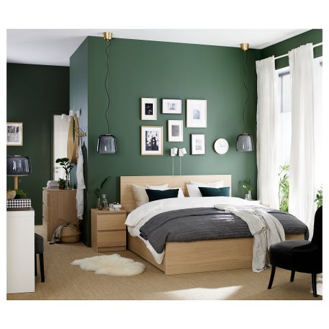 MALM, bed frame/high with 4 storage boxes, 180X200 cm, 890.226.78 - IKEA Greece MALM, bed frame/high with 4 storage boxes, 180X200 cm, 890.226.78