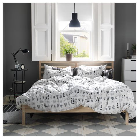 TARVA, bed frame, 140X200 cm, 899.292.32 - IKEA Greece TARVA, bed frame, 140X200 cm, 899.292.32