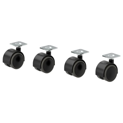 ALEX, castor 50 mm, 4 pack, 104.806.07