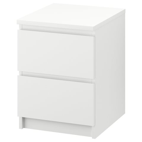 MALM, chest of 2 drawers, 802.145.49
