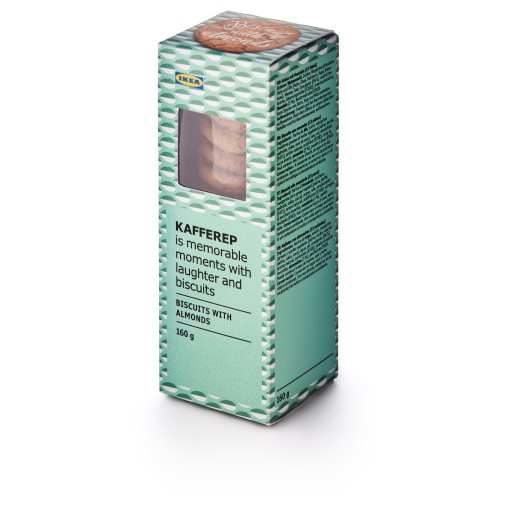 KAFFEREP, biscuits with almonds, 160 g, 003.847.29