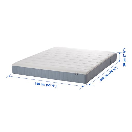 VESTERÖY, pocket sprung mattress/extra firm, 140x200 cm, 004.700.53