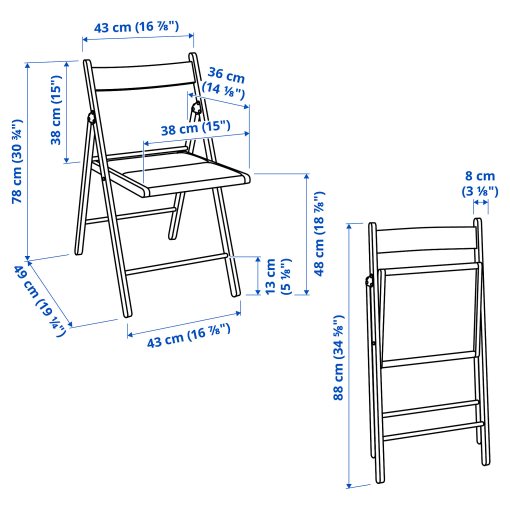 TERJE, folding chair, 004.862.66