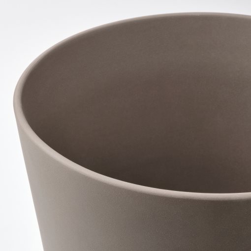 KLARBÄR, plant pot with saucer/in/outdoor, 19 cm, 005.108.22
