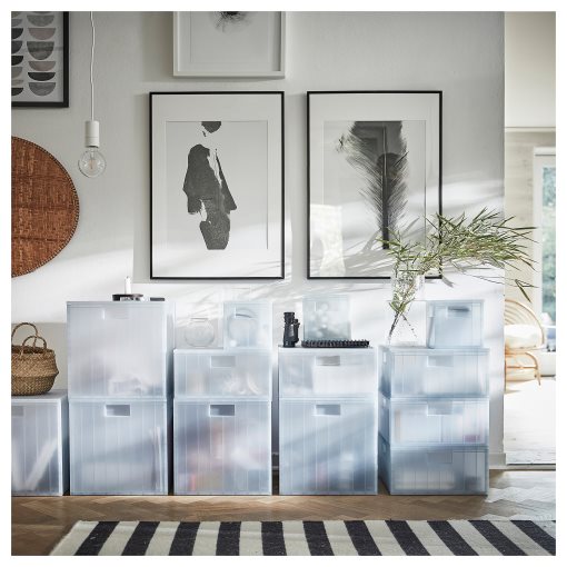 PANSARTAX, κουτί αποθήκευσης με καπάκι, 33x33x16.5 cm, 005.254.04