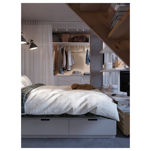 BÄVE, ceiling track with built-in LED light source, 3-spots, 005.272.38