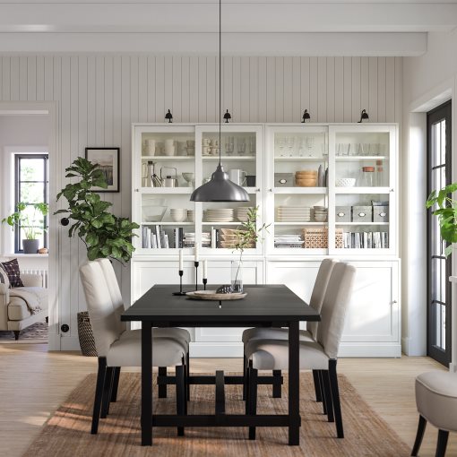 HAVSTA, ντουλάπι βιτρίνα, 121x35x123 cm, 005.292.56