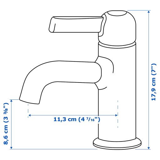 VOXNAN, wash-basin mixer tap, 005.332.58