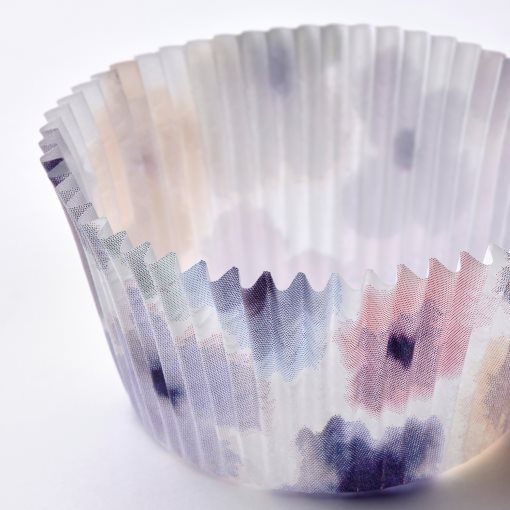 SOMMARFLOX, baking cup/patterned/flower, 65 pack, 005.459.11
