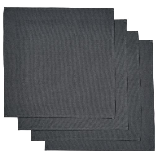 SVARTSENAP, napkin/4 pack, 35x35 cm, 005.459.25