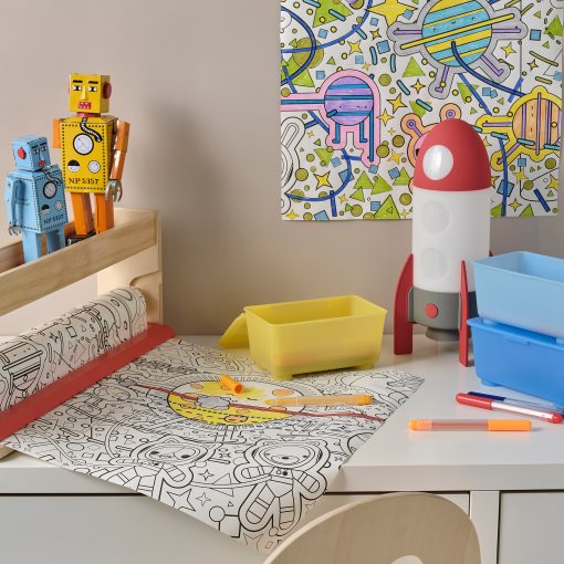 AFTONSPARV, table lamp with built-in LED light source/rocket, 005.552.26