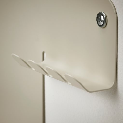 HAVREKROSS, wall organiser with hooks, 23x13 cm, 005.694.12