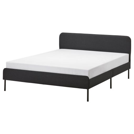 SLATTUM, upholstered bed frame, 140x200 cm, 005.712.45
