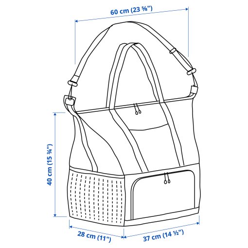 KLOTPIL, ισοθερμική τσάντα, 38x24x40 cm, 005.863.79