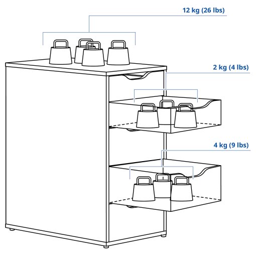 ALEX, συρταριέρα, 36x70 cm, 005.904.75