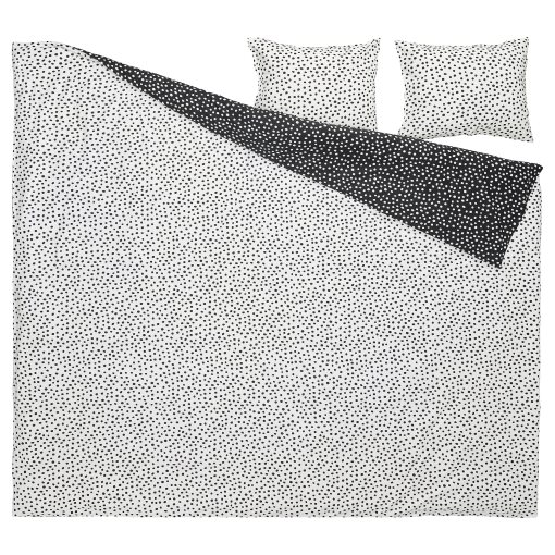 BJÖRKGRÅMAL, duvet cover and 2 pillowcases, 240x220/50x60 cm, 005.911.73