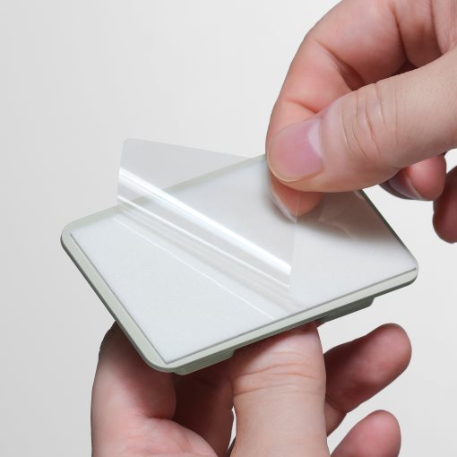 KINNASJÖ, waste bin with lid self-adhesive, 4 l, 005.918.56