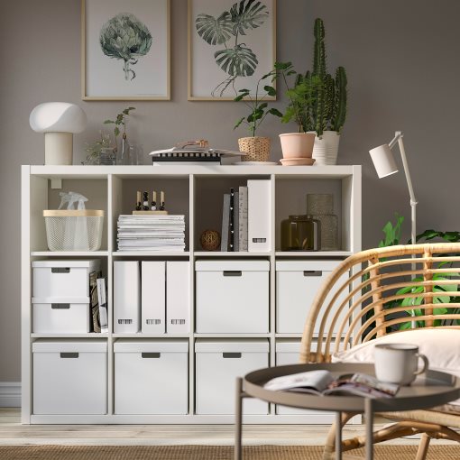 FJÄDERHARV, storage box with lid, 32x35x31 cm, 005.968.87