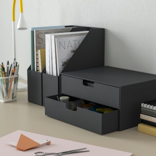 FJÄDERHARV, mini chest with 2 drawers, 32x25 cm, 005.968.92