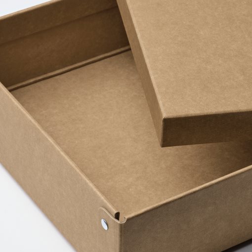 GÄRDESGÅRD, storage box with lid, 25x35x8 cm, 005.969.34