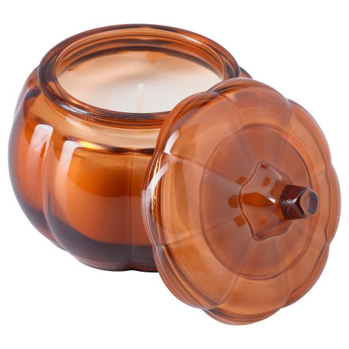 HOSTAGILLE, scented candle in glass/Spiced pumpkin, 20 hr, 005.975.42