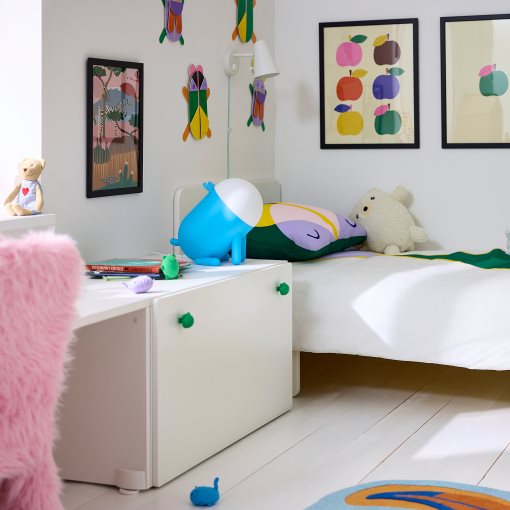 GREJSIMOJS, επιτραπέζιο φωτιστικό με ενσωματωμένο φωτισμό LED/ρυθμιζόμενης έντασης, 006.035.24