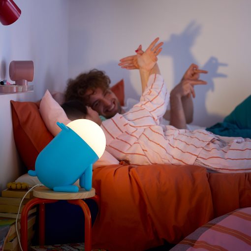 GREJSIMOJS, επιτραπέζιο φωτιστικό με ενσωματωμένο φωτισμό LED/ρυθμιζόμενης έντασης, 006.035.24