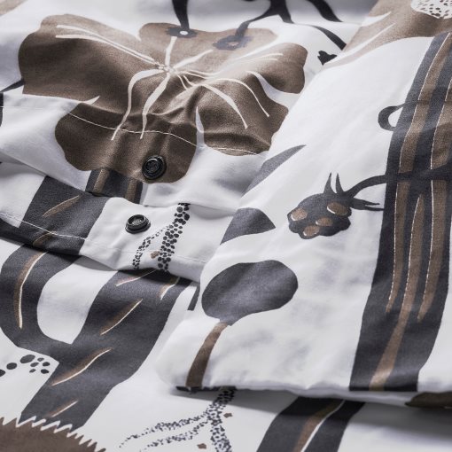 LUNDSKAFTING, duvet cover and pillowcase, 150x200/50x60 cm, 006.063.58