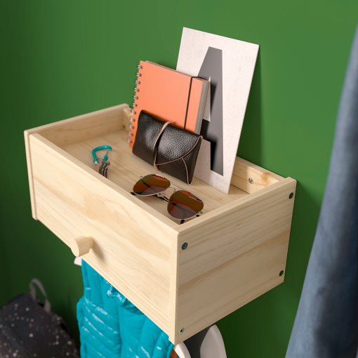 RAGGBERG, καλόγερος με ράφι, 40x21x17 cm, 006.111.28