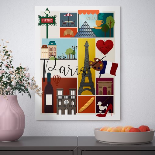 PJÄTTERYD, πίνακας/Παρίσι, 30x40 cm, 006.187.85