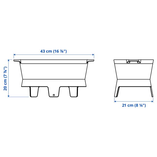 SOLUPPGÅNG, ψησταριά, 21x43 cm, 006.213.06