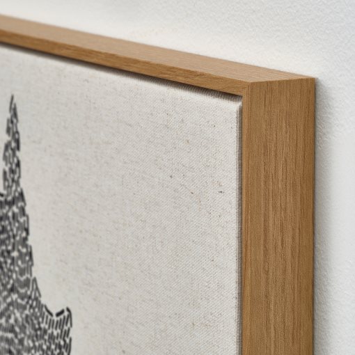 BLODFLÄDER, πίνακας/μαύρα φύλλα, 2 τεμ. 40x50 cm, 006.238.57