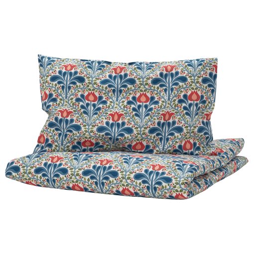 SÄTERVIDE, duvet cover 1 pillowcase for cot, 110x125/35x55 cm, 006.370.67