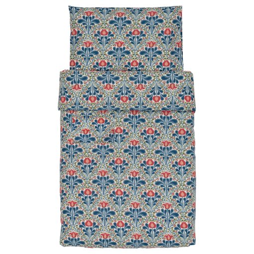 SÄTERVIDE, duvet cover 1 pillowcase for cot, 110x125/35x55 cm, 006.370.67