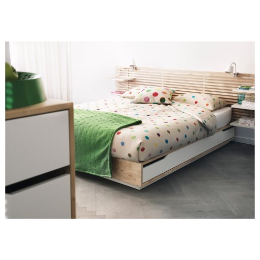 MANDAL, bed with headboard, 140x202 cm, 090.949.47