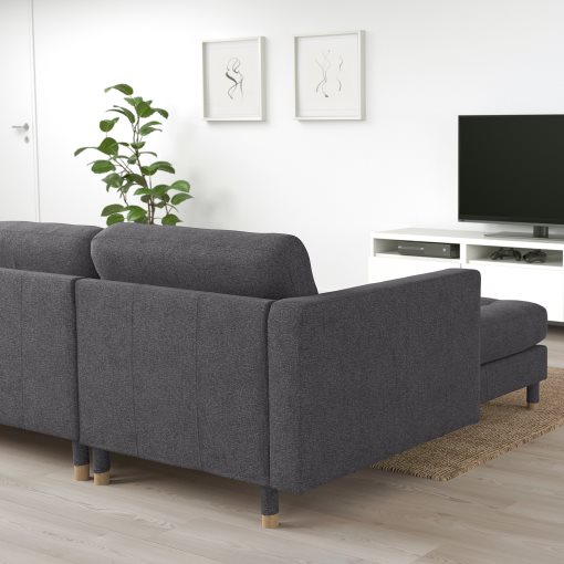 LANDSKRONA, 3-seat sofa with chaise longue, 092.726.66