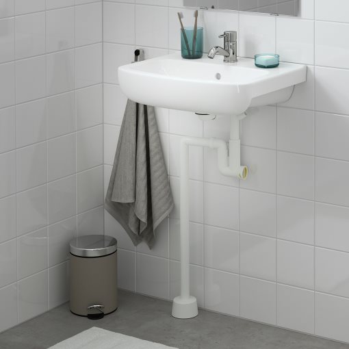 BJÖRKÅN, wash-basin with water trap/mixer tap, 54x40 cm, 094.249.95