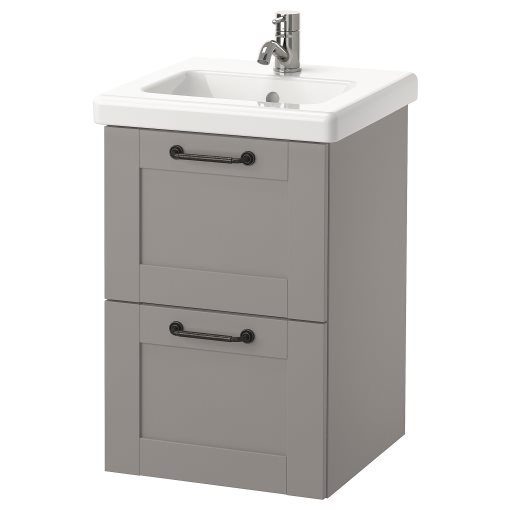 ENHET/TVALLEN, wash-stand with 2 drawers, 44x43x65 cm, 094.800.81