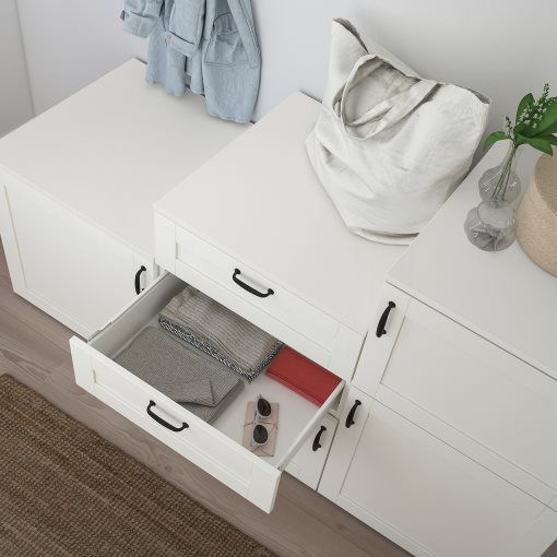 PLATSA, cabinet with doors and drawers, 180x57x103 cm, 094.878.84