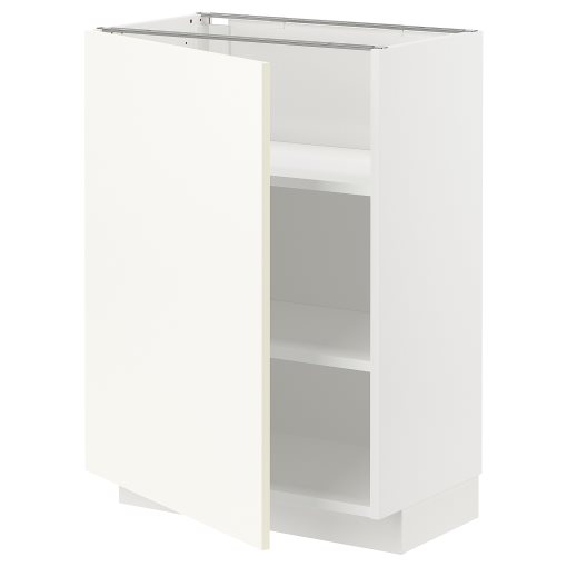 METOD, base cabinet with shelves, 60x37 cm, 095.071.32