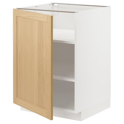 METOD, base cabinet with shelves, 60x60 cm, 095.090.89